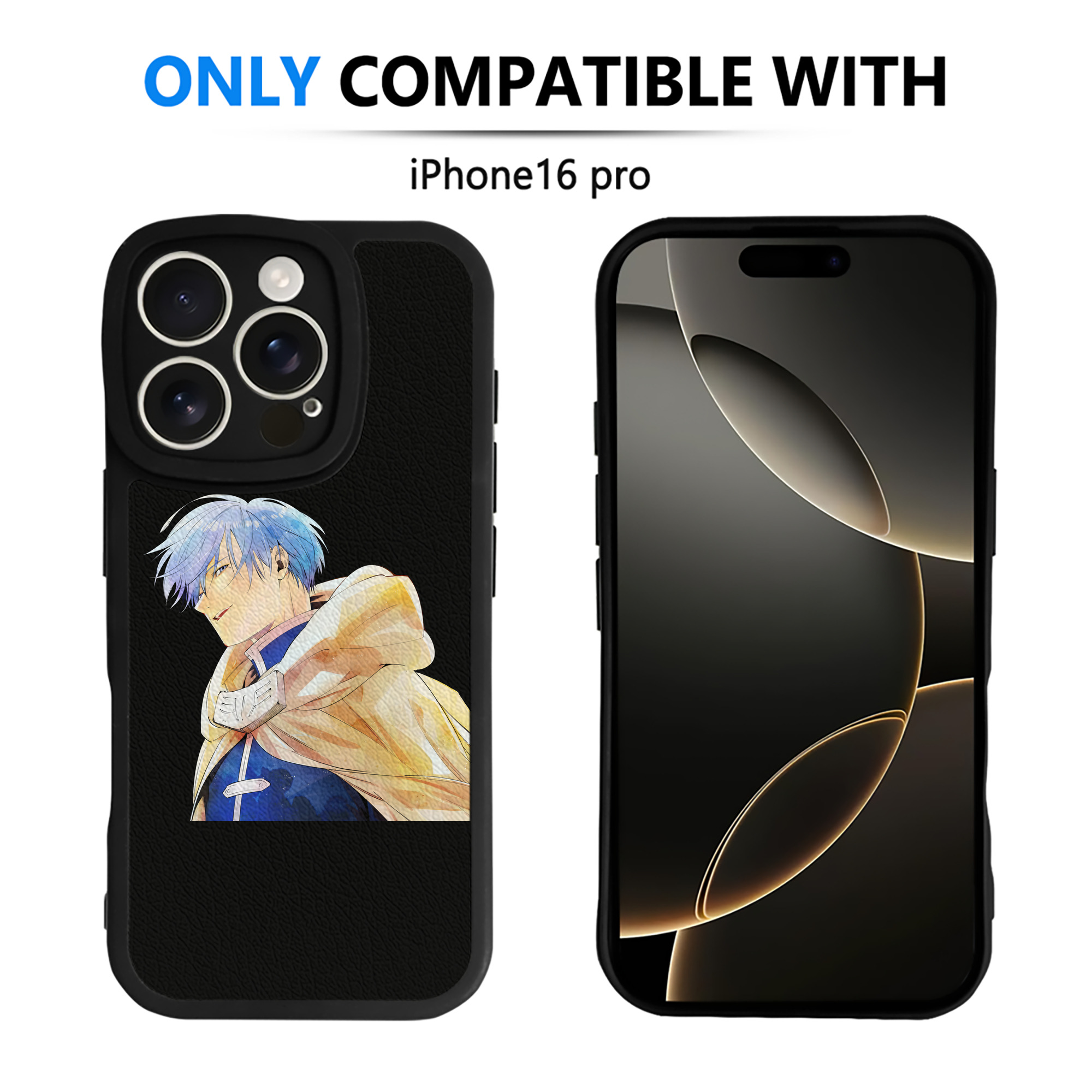 （画像用） 葬送のフリーレン Frieren 【iPhone 16シリーズ対応】シリコンスマホケース（レザー調） 材質：シリコン